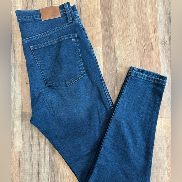 MADEWELL 10-Inch Women’s High Rise Skinny Jeans in Hayes Wash Sz 31 - Picture 2 of 9